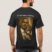 El-Hajj Malik El-Shabazz T-shirt (Achterkant)