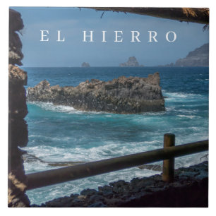 El Hierro zee uitzicht keramische tegel Tegeltje