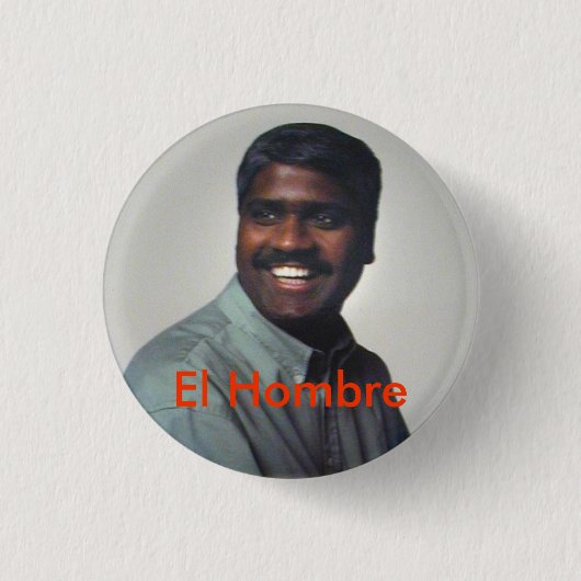 El Hombre Ronde Button 3,2 Cm (Voorkant)