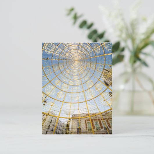 El interior de la Navidad Briefkaart (Staand voorkant)