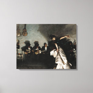 El Jaleo, 1882, van John Singer Sargent Canvas Afdruk