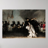 El Jaleo door John Singer Sargent Poster (Voorkant)