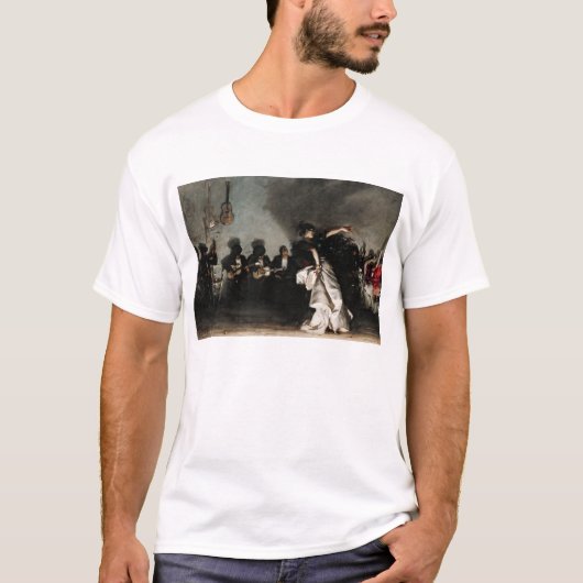 El Jaleo door John Singer Sargent T-shirt (Voorkant)