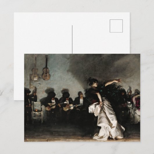 El Jaleo door John Singer Sargent Uitnodiging Briefkaart (Voorkant / Achterkant)
