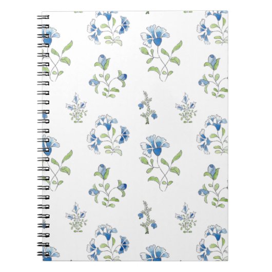 El jardín en azules notitieboek (Voorkant)
