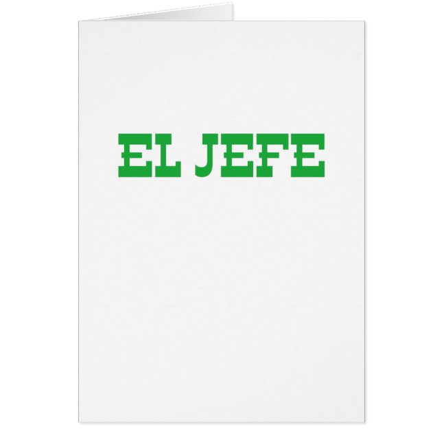 El Jefe (Voorkant)
