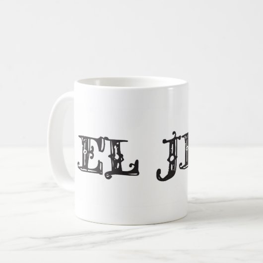 El Jefe "de baas" spullen Koffiemok (Voorkant links)