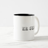 El Jefe "de baas" spullen Tweekleurige Koffiemok (Voorkant rechts)