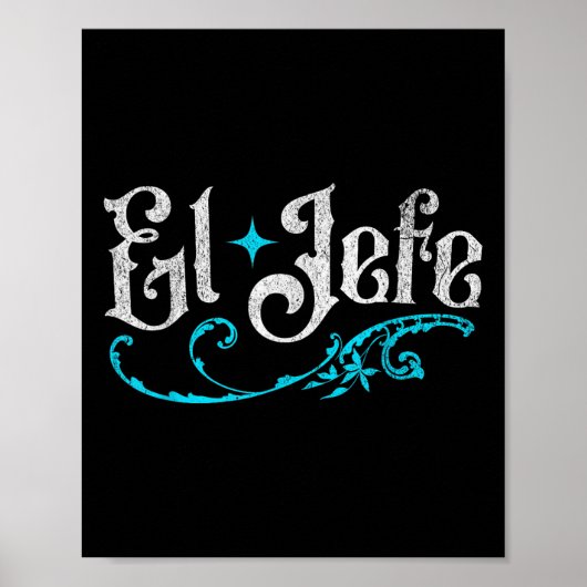 El Jefe, de grappige baas Cinco de Mayo in het Spa Poster (Voorkant)