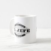 El Jefe El Hombre El Mito La Leyenda (Spaans) Koffiemok (Voorkant links)