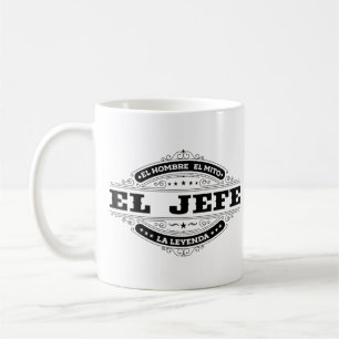 El Jefe El Hombre El Mito La Leyenda (Spaans) Koffiemok