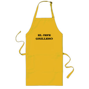El Jefe Grillero Apron Lang Schort
