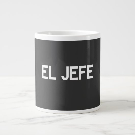 El Jefe Grote Koffiekop (Voorkant)