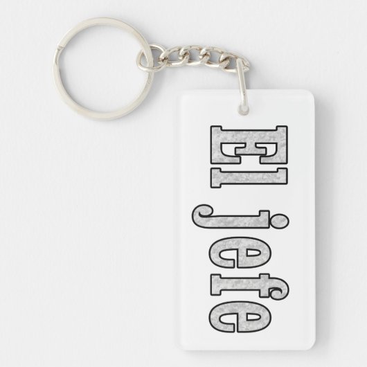 El jefe is de baas sleutelhanger (Voorkant)