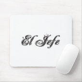 El Jefe logo Estilo Style Muismat (Met muis)