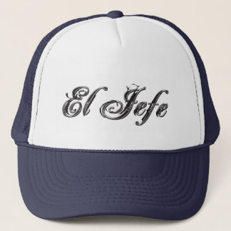 El Jefe logo Estilo Style Trucker Pet