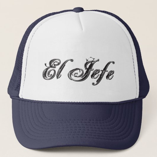 El Jefe logo Estilo Style Trucker Pet (Voorkant)