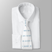 El Jefe logo Floreado blue azul Stropdas (Gebonden)