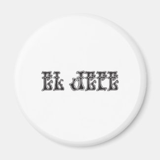 El Jefe logo Liquido Liquid Magneet