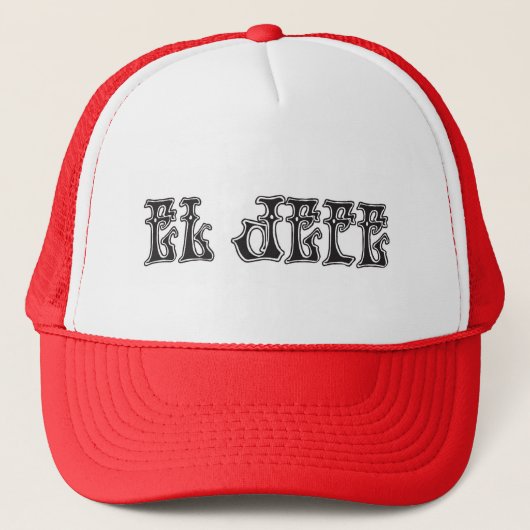 El Jefe logo Liquido Liquid Trucker Pet (Voorkant)