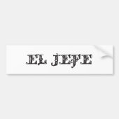 El Jefe logo Vaquero Cowboy Bumpersticker (Voorkant)