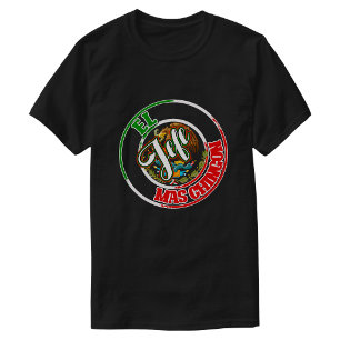 El Jefe Mas Chingon Mexicaanse Mexico Print Pride T-shirt