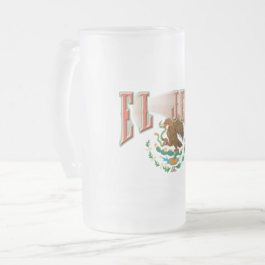 El Jefe Matglas Bierpul (Voorkant links)