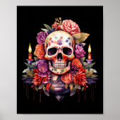 El Jefe Perfect Mexicaanse Dia De Los Muertos Hall Poster (Voorkant)