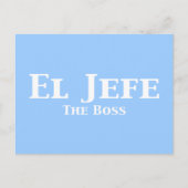 El Jefe The Boss Gifts Briefkaart (Voorkant)