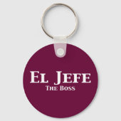 El Jefe The Boss Gifts Sleutelhanger (Voorkant)
