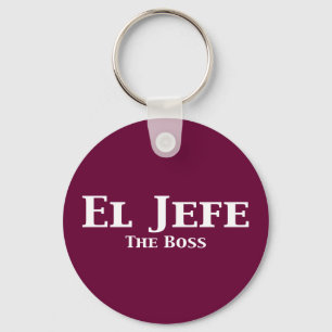 El Jefe The Boss Gifts Sleutelhanger