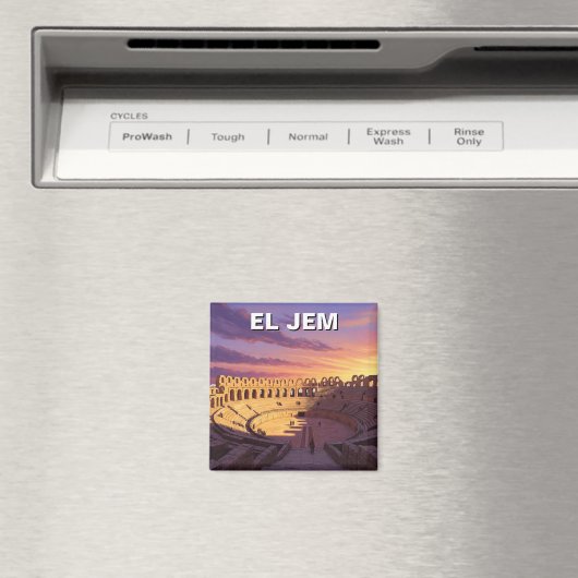 El Jem Amphitheater Tunesië Reizen Magneet (Insitu (Vaatwasser))