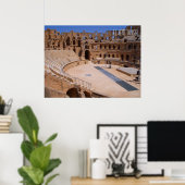 El Jem Ancient Colosseum Amphitheater Tunesië Poster (Thuiskantoor)
