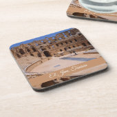 El Jem Gladiator Colosseum Tunesië Revel Souvenir Bier Onderzetter (Linkerzijde)