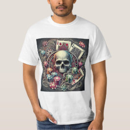 El Juego de la Muerte: Calavera y Apuestas T-shirt