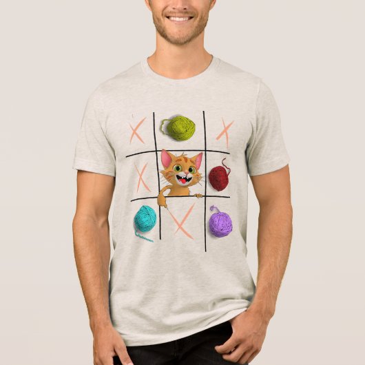 El Juego del Gato Tri-Blend Shirt (Voorkant)