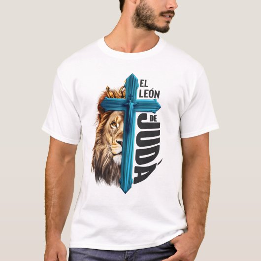 el león de judá t-shirt (Voorkant)
