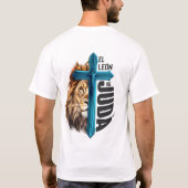 el león de judá t-shirt (Achterkant)