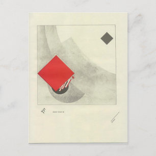 El Lissitzky - Er is meer Briefkaart