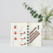 El Lissitzky - Illustratie naar 'Voor de stem' Briefkaart (Staand voorkant)