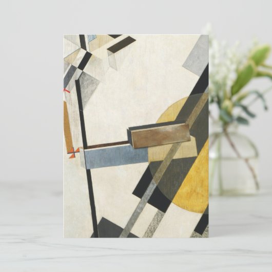 El Lissitzky Proun 19D Kaart (Staand voorkant)
