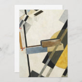 El Lissitzky Proun 19D Kaart (Voorkant / Achterkant)