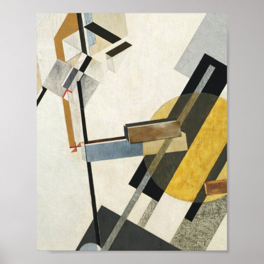 El Lissitzky Proun 19D Poster (Voorkant)