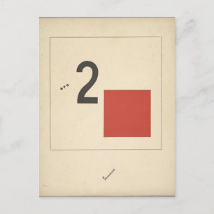 El Lissitzky - 'Suprematic tale verhaal over twee Briefkaart