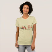 El Lissitzky- Vier (rekenkundige) acties T-shirt (Voorkant volledig)