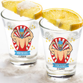 El Luchador Mexican Lucha Libre Tequila Shot Glas