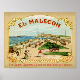 El Macedon  Cigar Box Poster
