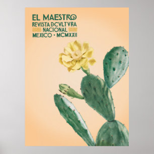 El Maestro Cactus Print   Mexicaanse Botanische Ku