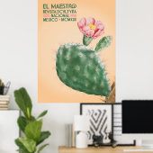 El Maestro Cactus Print | Mexicaanse Botanische Ku (Thuiskantoor)