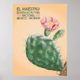 El Maestro Cactus Print | Mexicaanse Botanische Ku